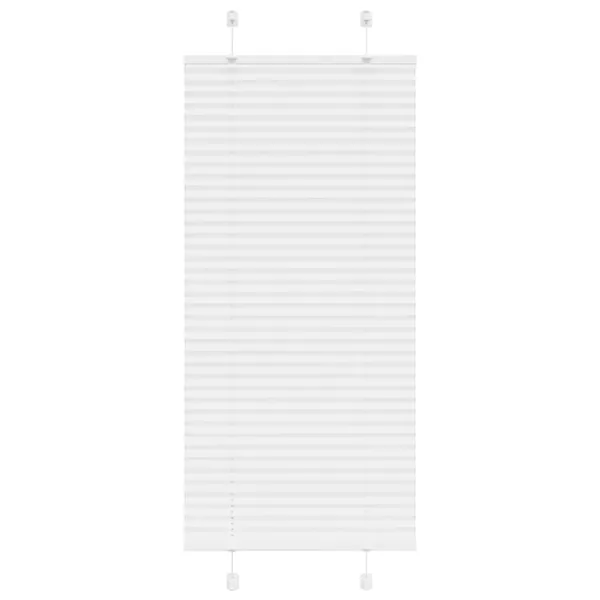 Store plissé blanc 60x100 cm largeur du tissu 59,4 cm polyester