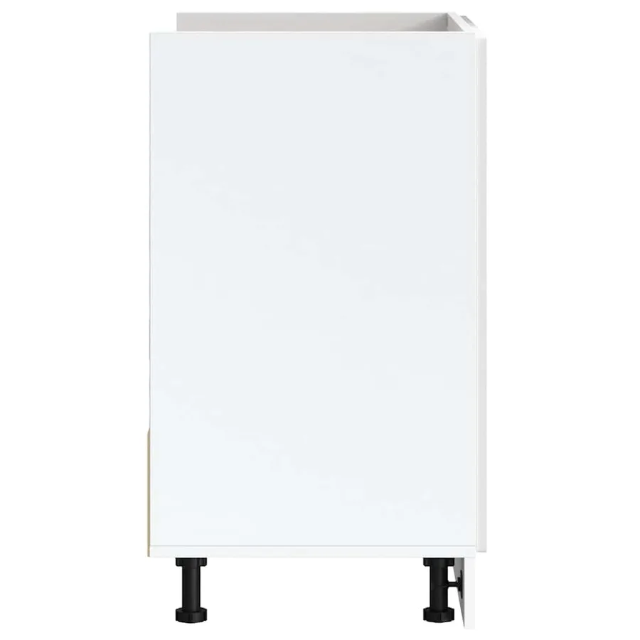 Meuble bas pour évier Porto blanc brillant 80x46x81,5 cm - 6