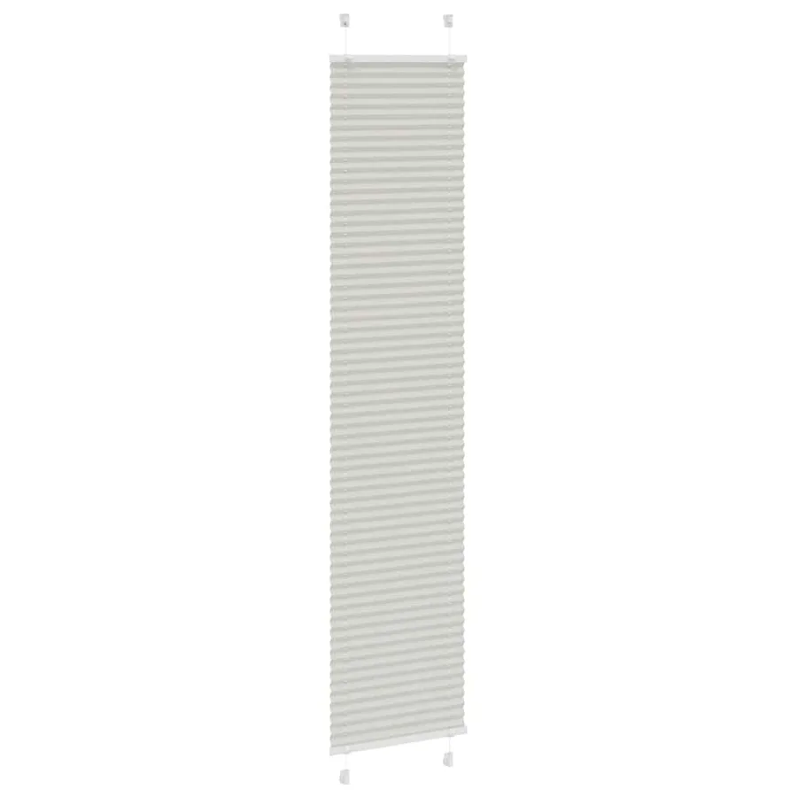 Store plissé gris clair 40x200 cm largeur du tissu 39,4 cm - 3