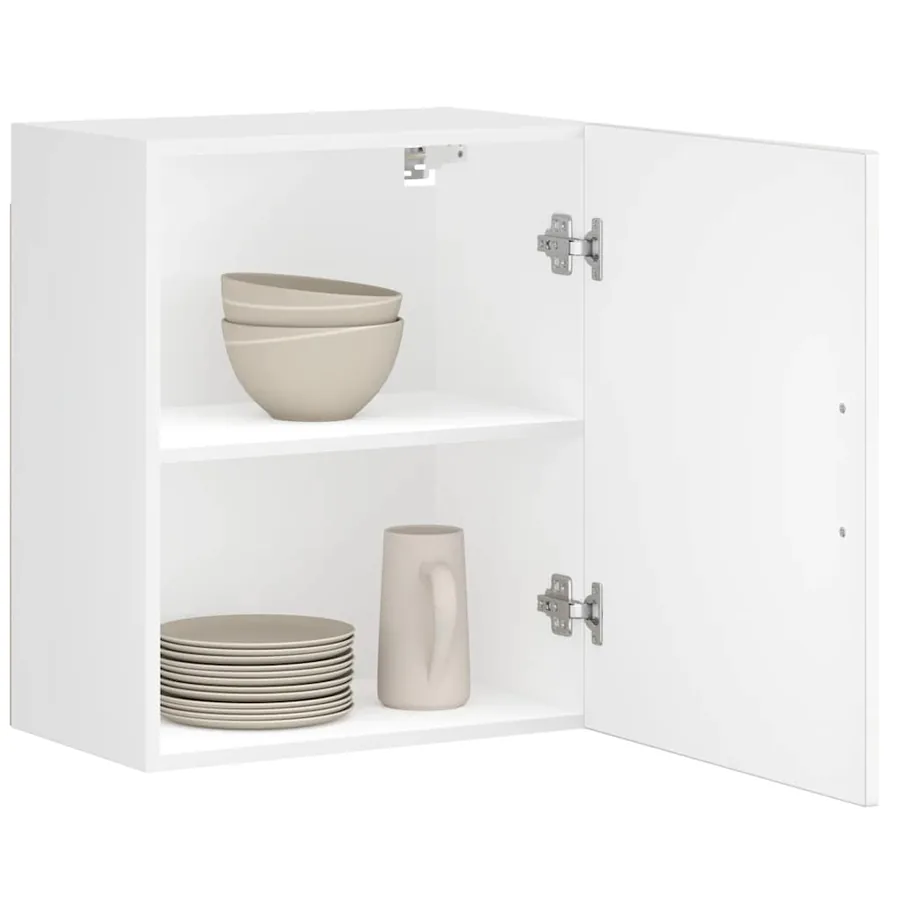 Armoire murale de cuisine Porto blanc bois d'ingénierie