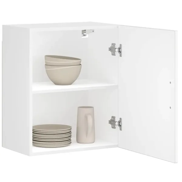 Armoire murale de cuisine Porto blanc bois d'ingénierie