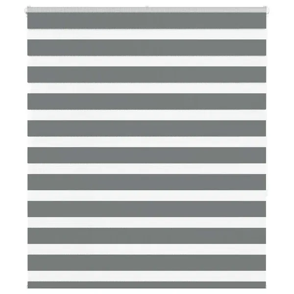 Store zèbre gris foncé largeur du tissu 120,9 cm polyester