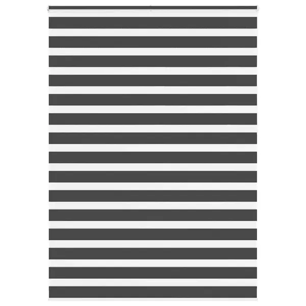 Store zèbre noir 165x230 cm largeur du tissu 160,9 cm polyester