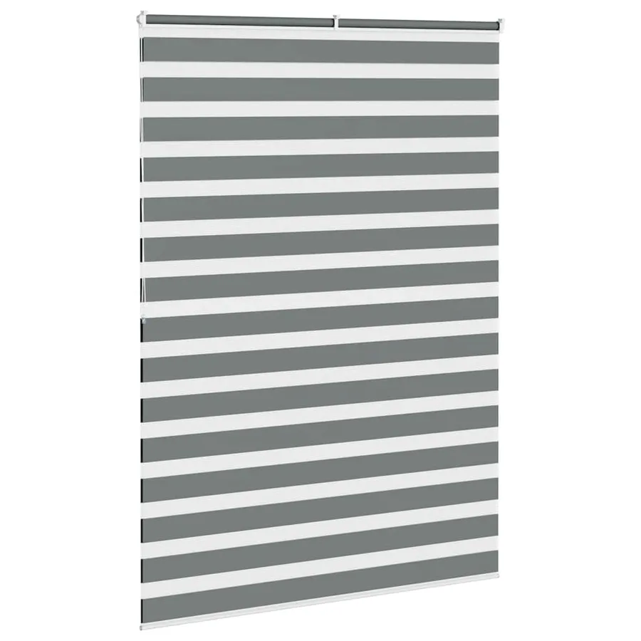 Store zèbre gris foncé largeur du tissu 155,9 cm polyester - 4