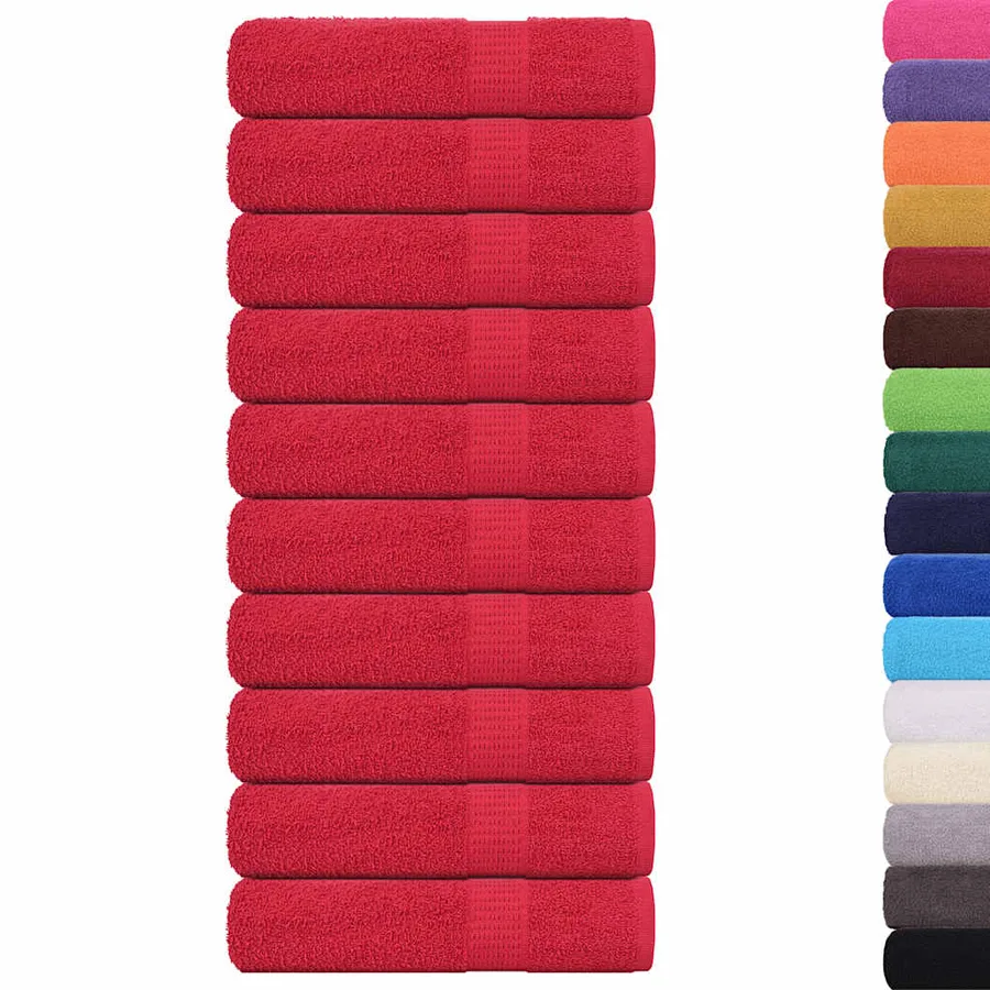 Essuie-mains FROGN 10 pcs rouge 50x100 cm 360 g/m² - 2