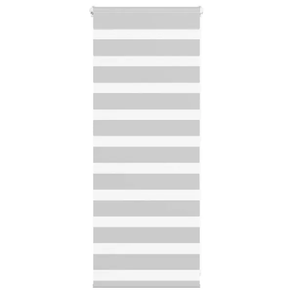 Store zèbre gris clair largeur du tissu 60,9 cm polyester