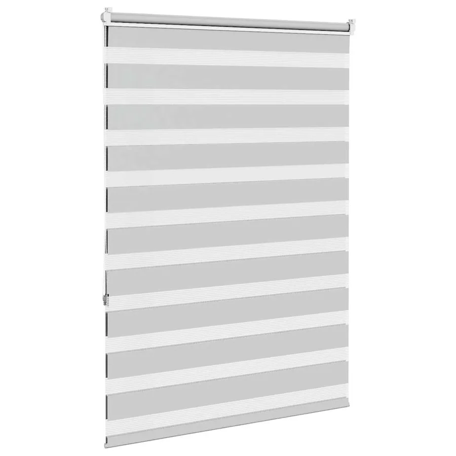 Store zèbre gris clair largeur du tissu 100,9 cm polyester - 4