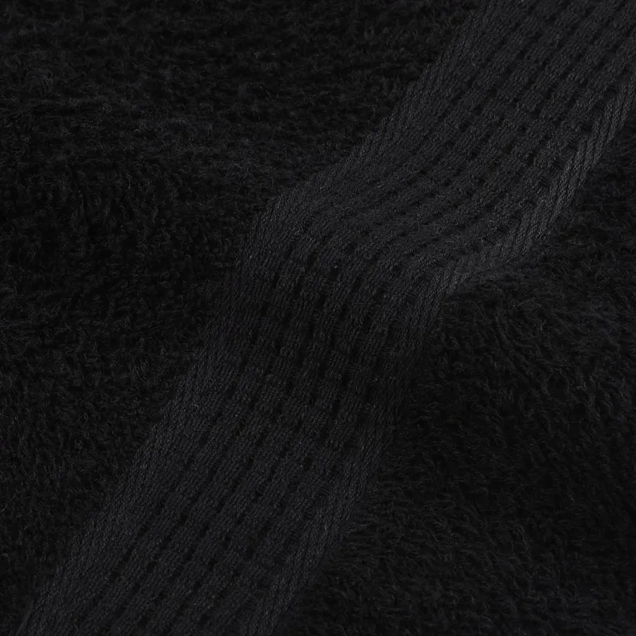 Serviettes de bain FROGN 2 pcs noir 100x150 cm 360 g/m² - 7