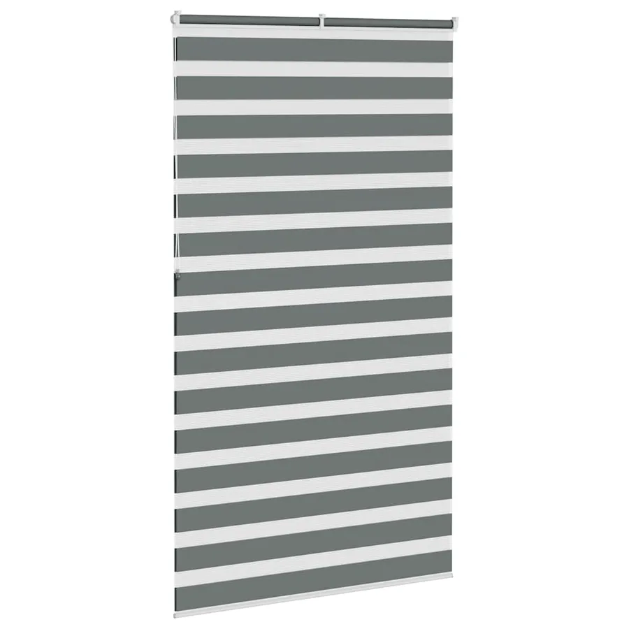 Store zèbre gris foncé largeur du tissu 120,9 cm polyester - 4