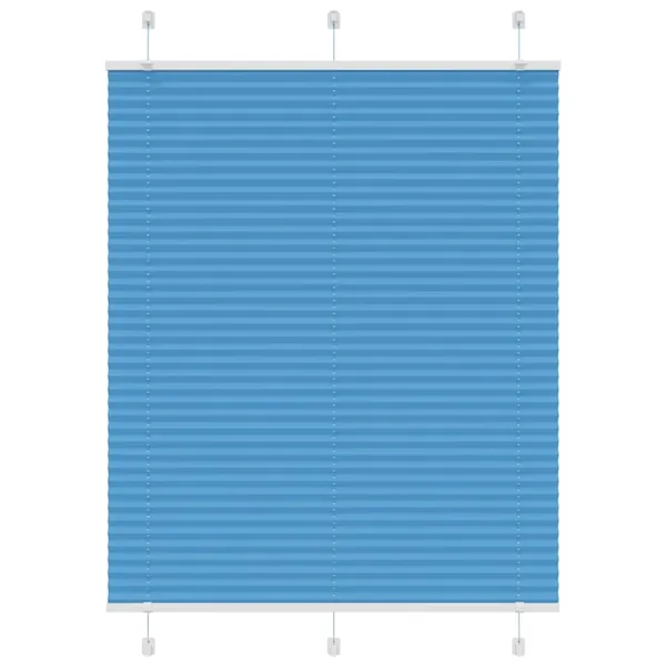 Store plissé bleu 110x100 cm largeur du tissu 109,4cm polyester