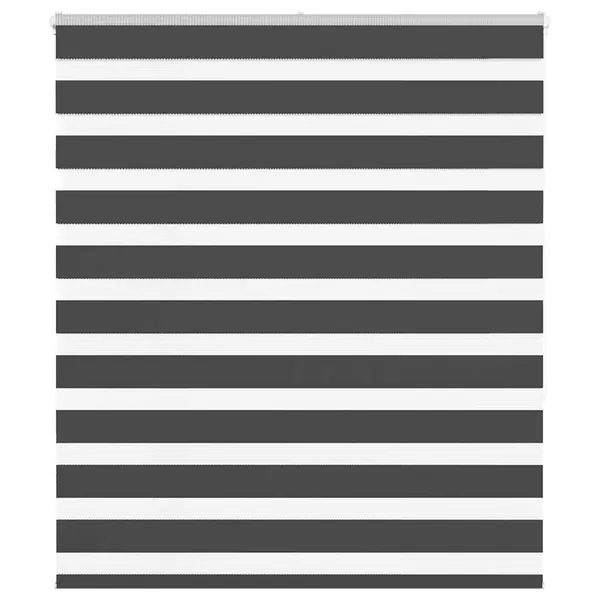 Store zèbre noir 120x150 cm largeur du tissu 115,9 cm polyester