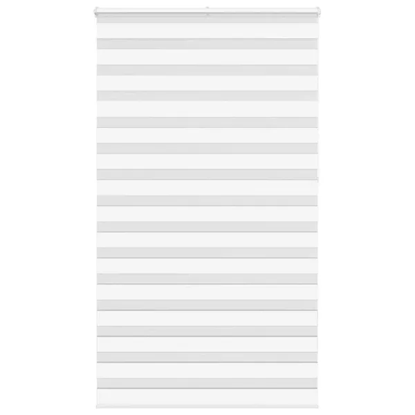 Store zèbre blanc 125x230 cm largeur du tissu 120,9cm polyester