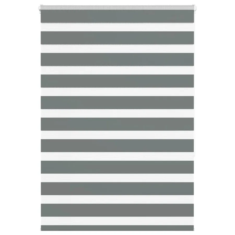 Store zèbre gris foncé largeur du tissu 110,9 cm polyester