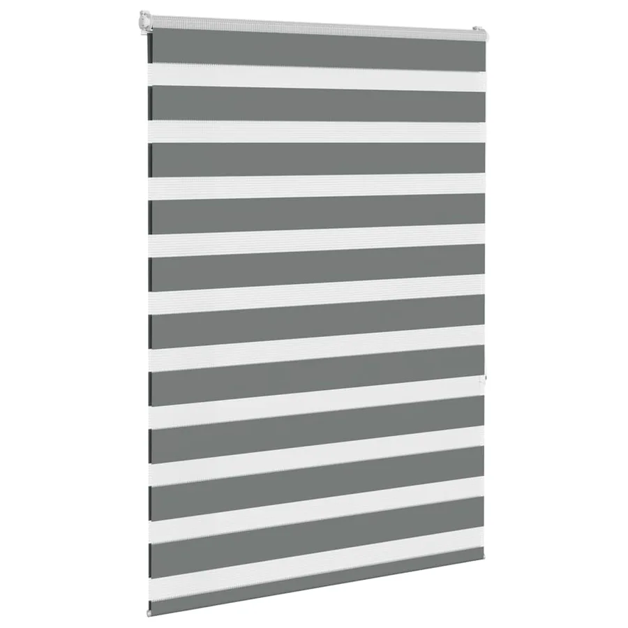 Store zèbre gris foncé largeur du tissu 110,9 cm polyester - 3