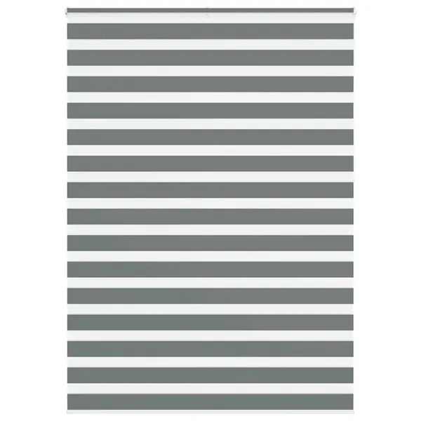 Store zèbre gris foncé largeur du tissu 155,9 cm polyester