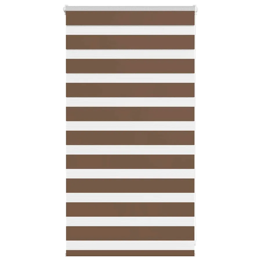 Store zèbre marron 80x100 cm largeur du tissu 75,9 cm polyester