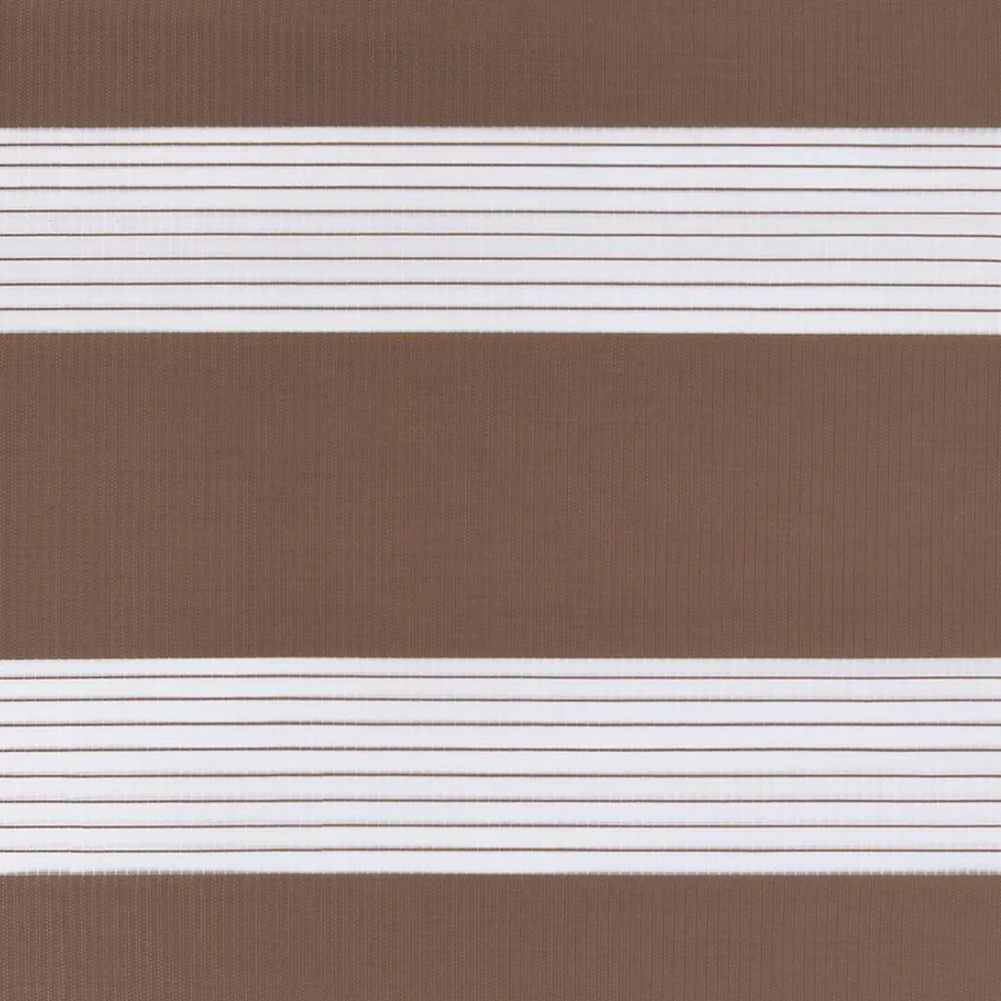 Store zèbre marron 80x200 cm largeur du tissu 75,9 cm polyester - 15