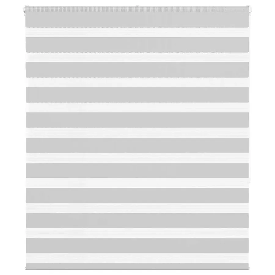 Store zèbre gris clair largeur du tissu 130,9 cm polyester