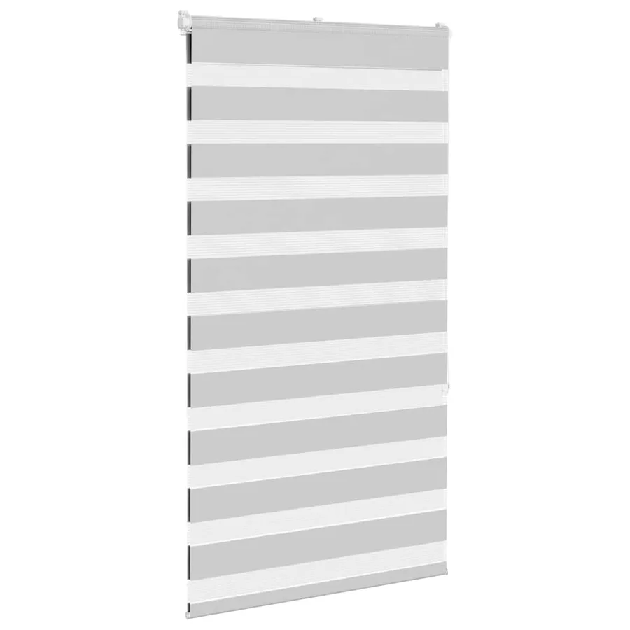 Store zèbre gris clair largeur du tissu 50,9 cm polyester - 3