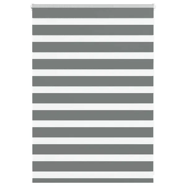 Store zèbre gris foncé largeur du tissu 110,9 cm polyester