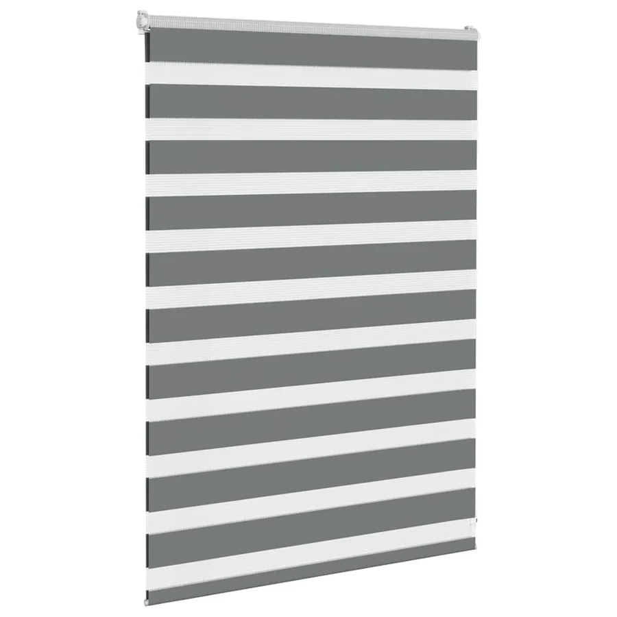 Store zèbre gris foncé largeur du tissu 110,9 cm polyester - 3
