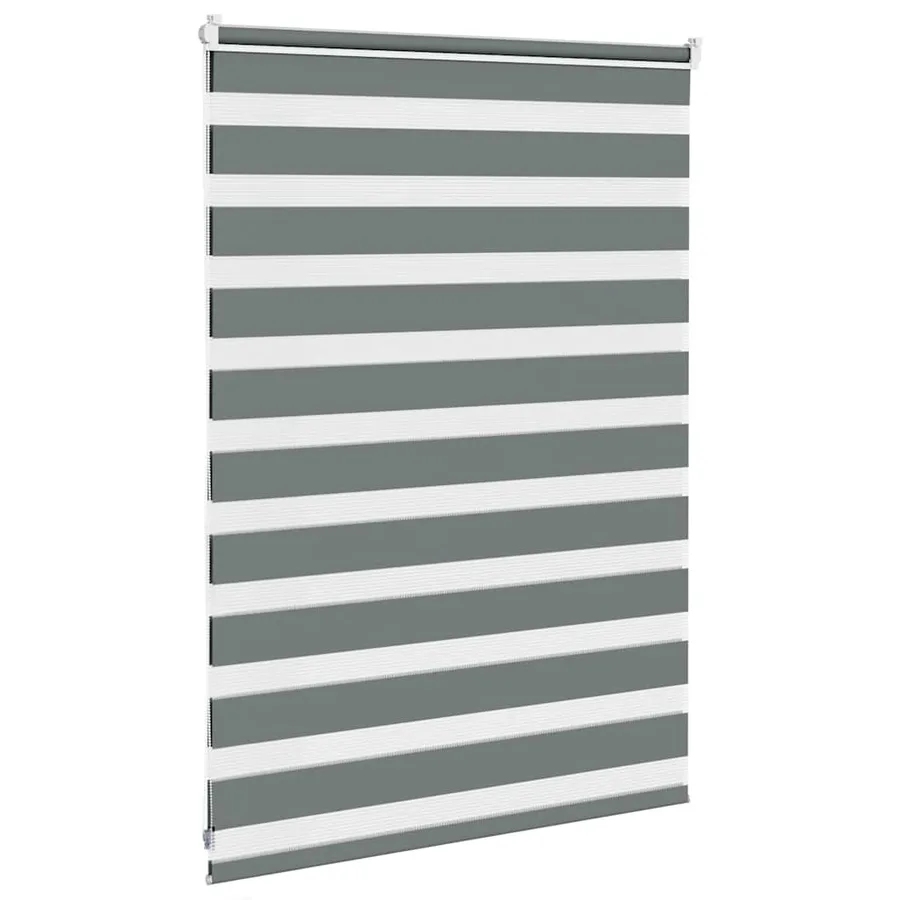 Store zèbre gris foncé largeur du tissu 110,9 cm polyester - 4