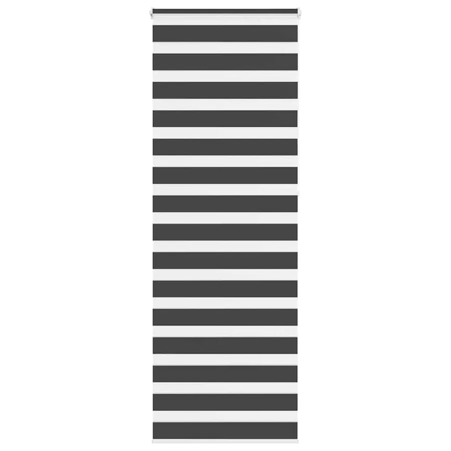 Store zèbre noir 90x230 cm largeur du tissu 85,9 cm polyester
