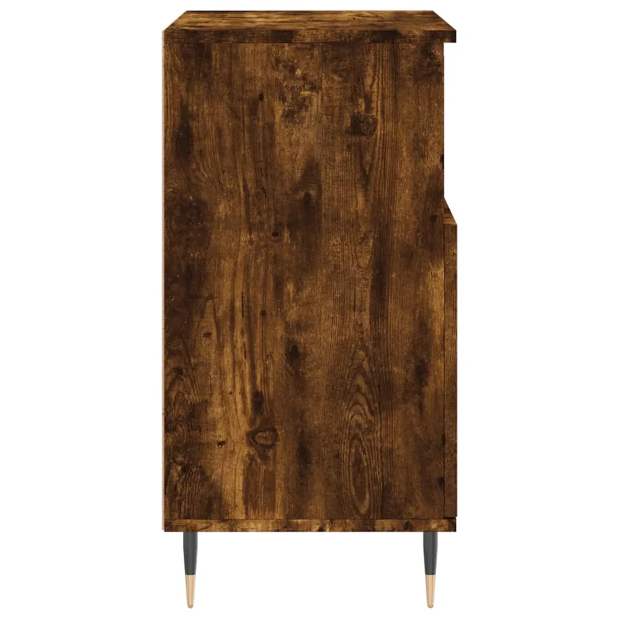 Buffets 2 pcs chêne fumé bois d'ingénierie - 7