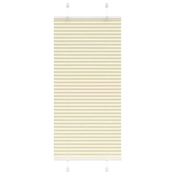 Store plissé crème 60x150 cm largeur du tissu 59,4 cm polyester