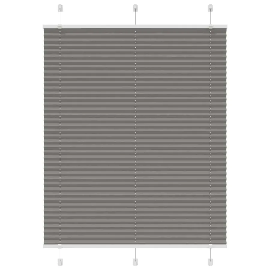 Store plissé anthracite 110x150 cm largeur du tissu 109,4 cm