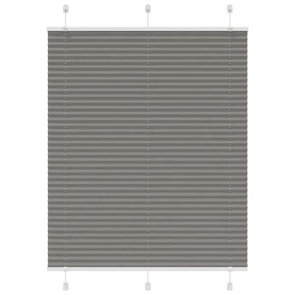 Store plissé anthracite 110x150 cm largeur du tissu 109,4 cm