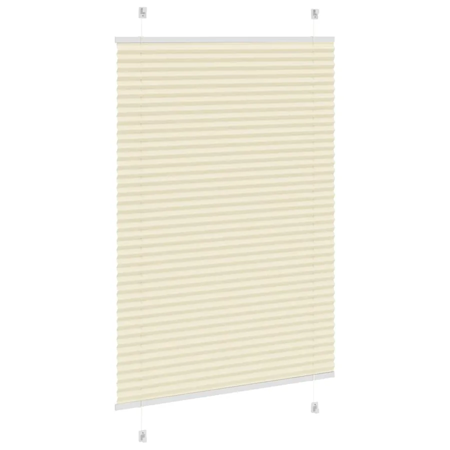 Store plissé crème 85x100 cm largeur du tissu 84,4 cm polyester - 4