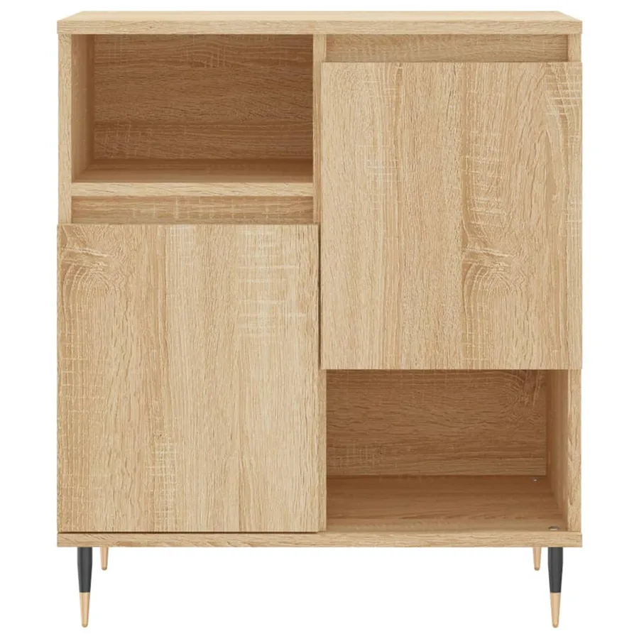 Buffets 2 pcs chêne sonoma bois d'ingénierie - 6