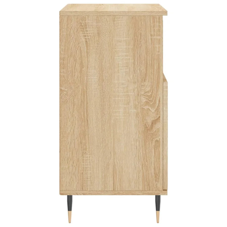 Buffets 2 pcs chêne sonoma bois d'ingénierie - 7