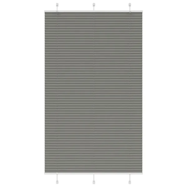 Store plissé anthracite 120x200 cm largeur du tissu 119,4 cm