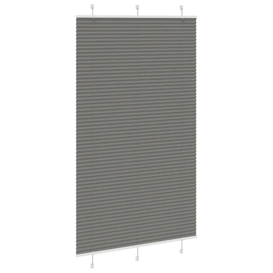 Store plissé anthracite 120x200 cm largeur du tissu 119,4 cm - 3