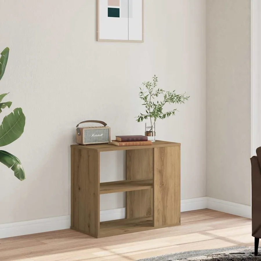 Armoire latérale chêne artisanal 60x30x50 cm bois d'ingénierie