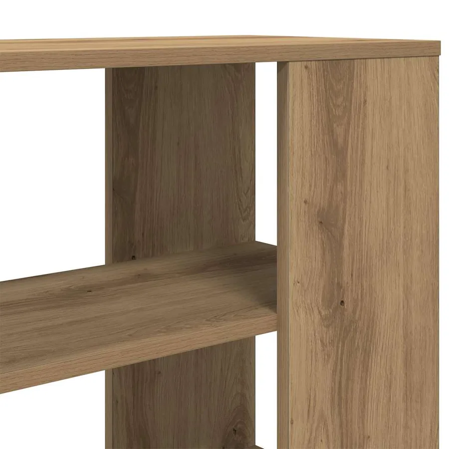 Armoire latérale chêne artisanal 60x30x50 cm bois d'ingénierie - 7