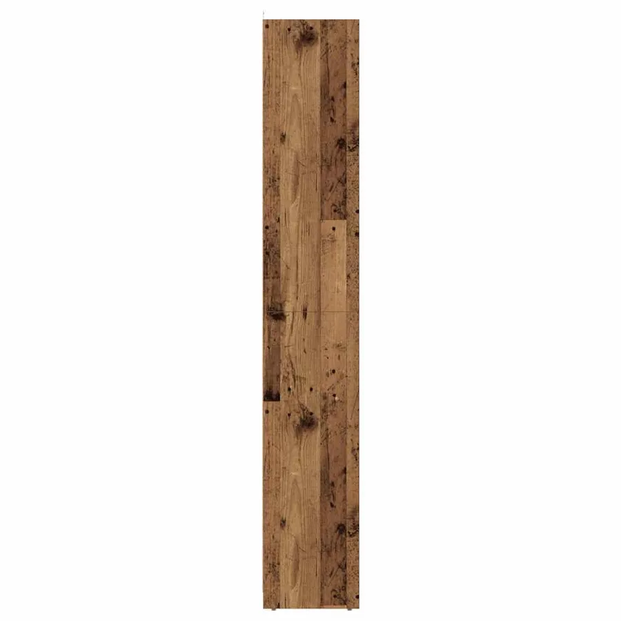 Armoire salle de bain vieux bois 30x30x183,5 cm bois ingénierie - 6