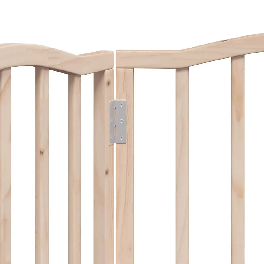 Barrière pour chien pliable 3 panneaux 150 cm bois de peuplier - 8