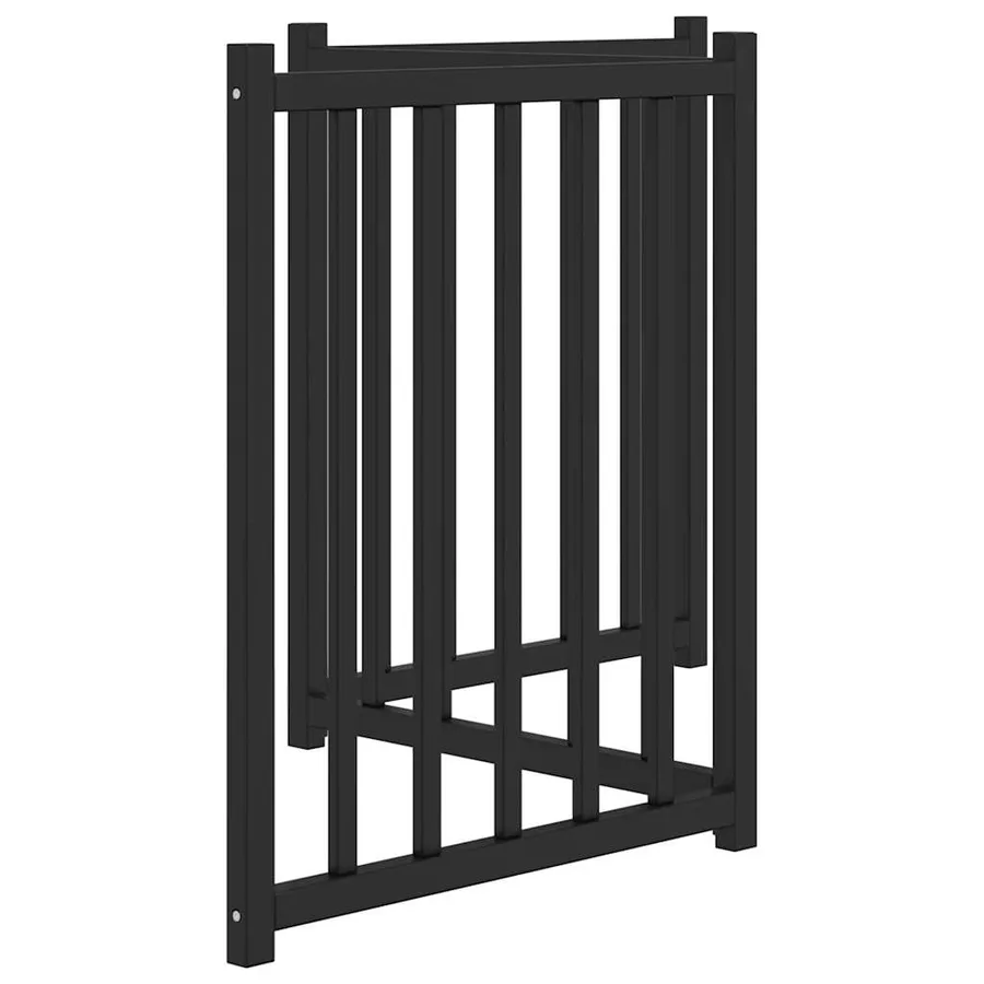 Barrière pour chien pliable 3 panneaux 150 cm bois sapin massif - 5