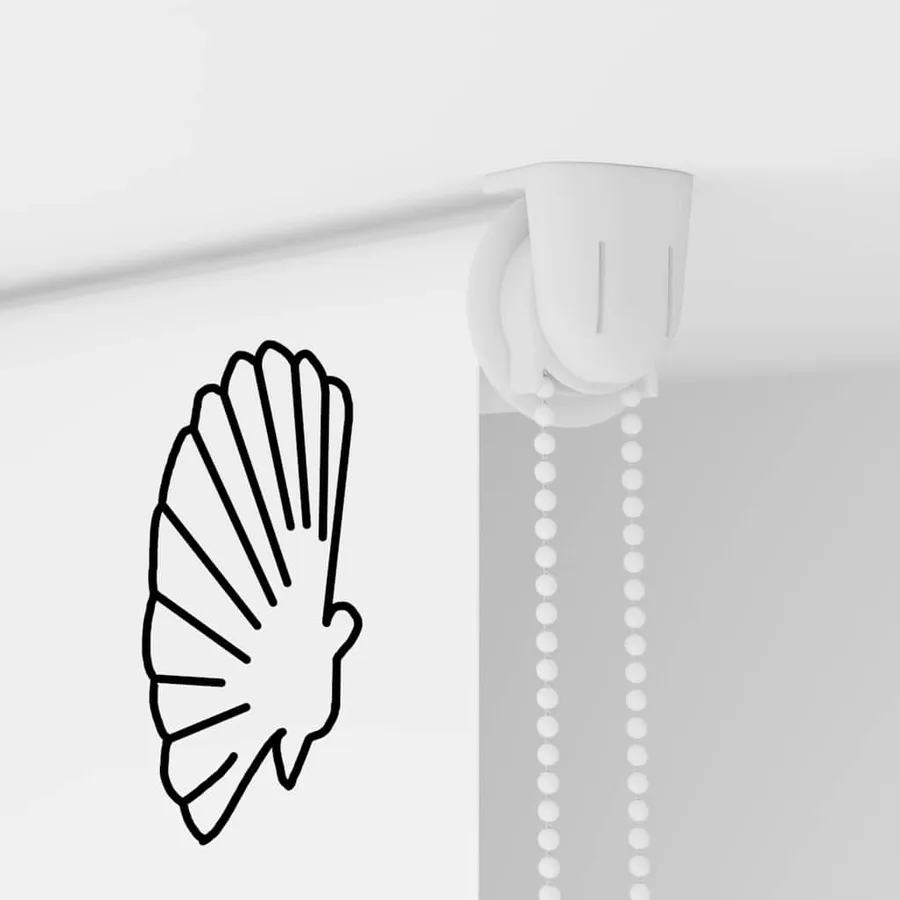 Store enrouleur de douche 90x240 cm largeur du tissu 86 cm - 10