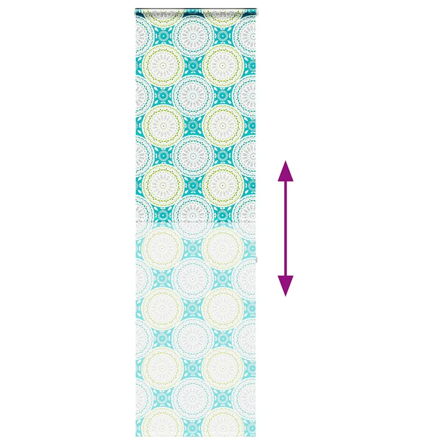 Store enrouleur de douche avec cassette largeur du tissu 56 cm - 5