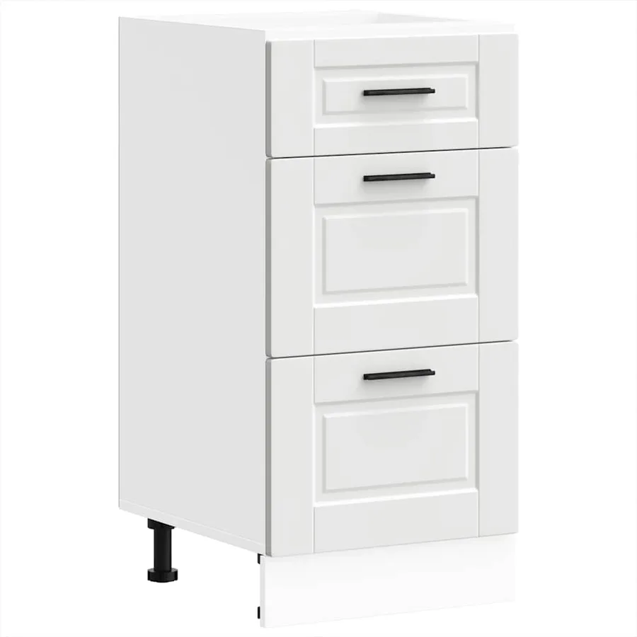 Armoire de cuisine Porto blanc bois d'ingénierie - 2