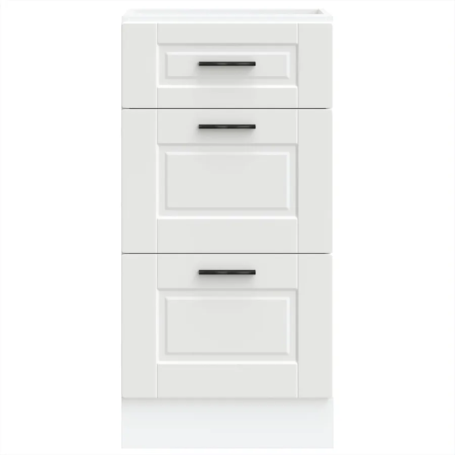 Armoire de cuisine Porto blanc bois d'ingénierie - 4