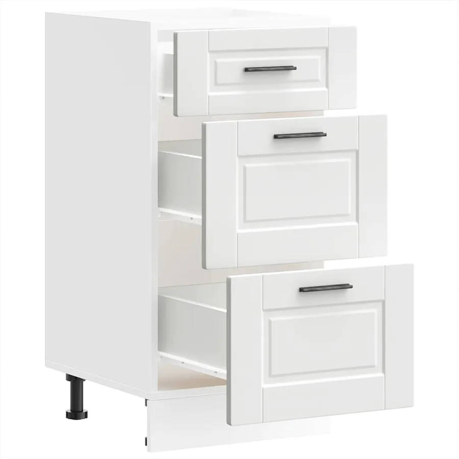 Armoire de cuisine Porto blanc bois d'ingénierie - 5