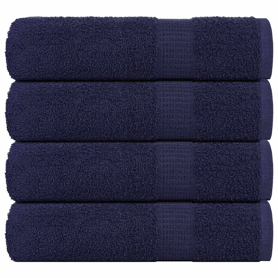 Essuie-mains FROGN 4 pcs bleu marine 50x100 cm 360 g/m²