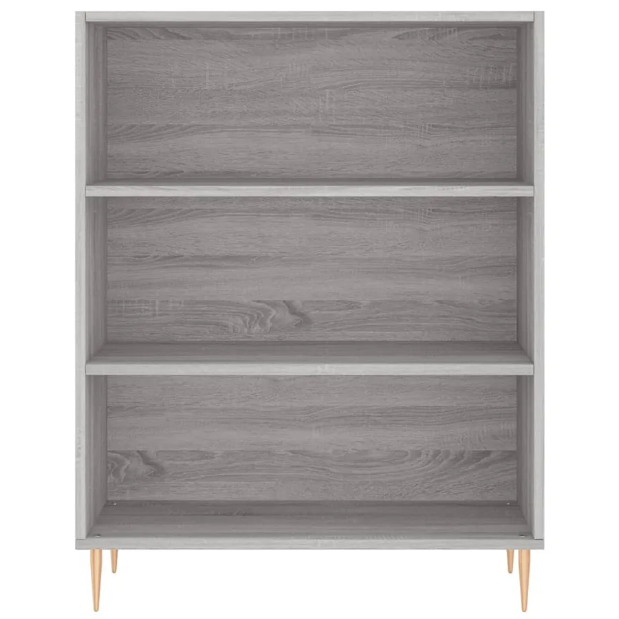 Buffet sonoma gris 69,5x32,5x180 cm bois d'ingénierie - 5