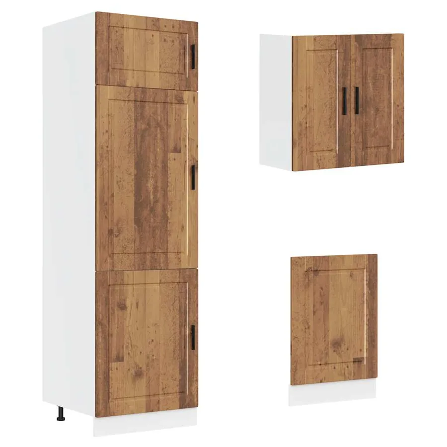 Ensemble d'armoires de cuisine 8 pcs Kalmar bois d'ingénierie - 5