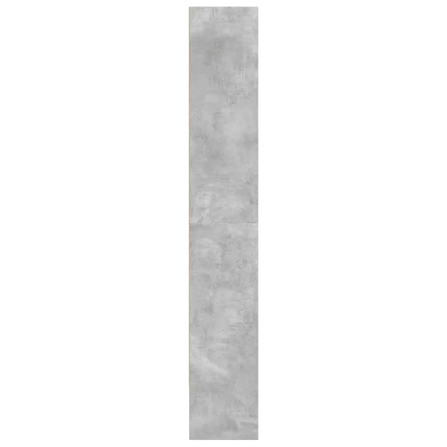 Bibliothèque gris béton 80x30x189 cm bois d'ingénierie - 6